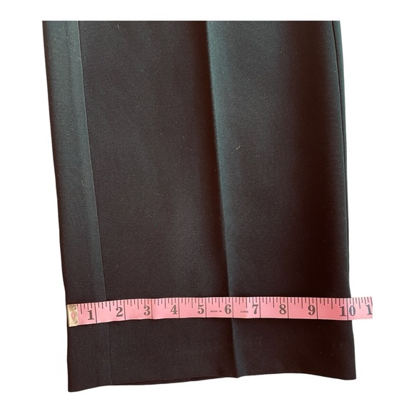 Chico’s Women’s Black Wide Leg Mid-rise Trouser Pant Size 0 (small) - Picture 6 of 9